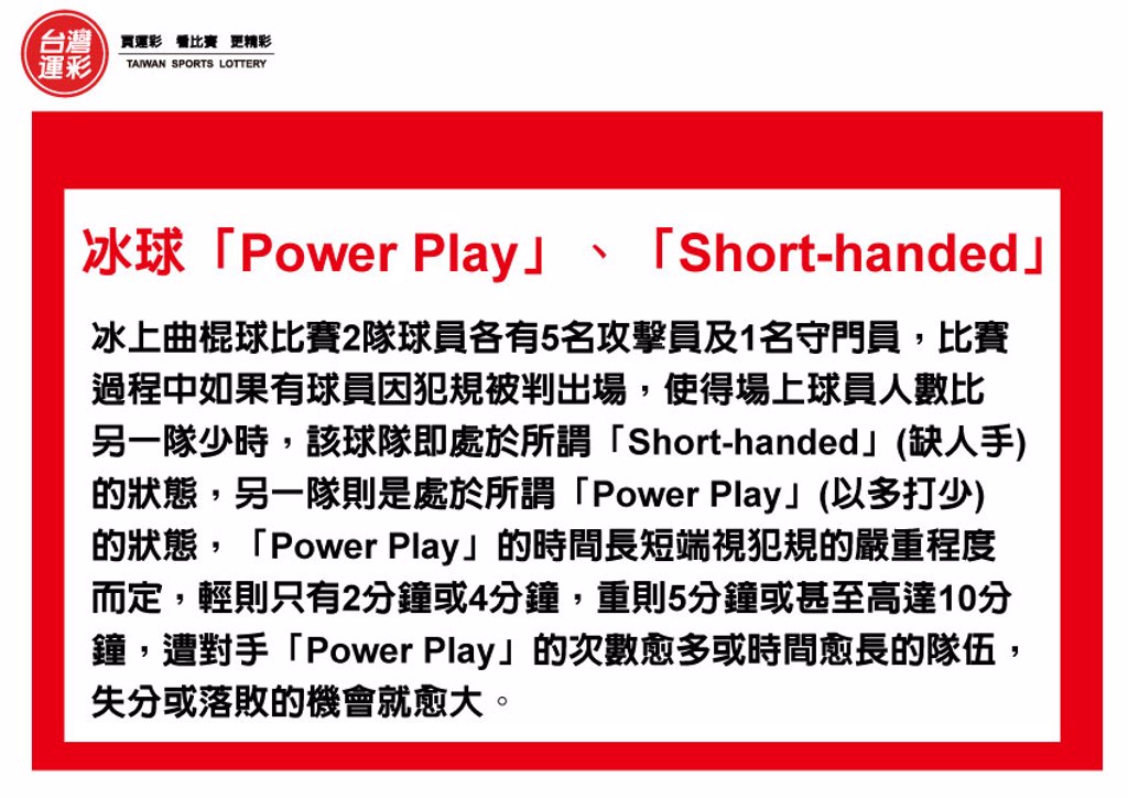  運彩會員申請｜冰球Power Play｜滿億彩券行